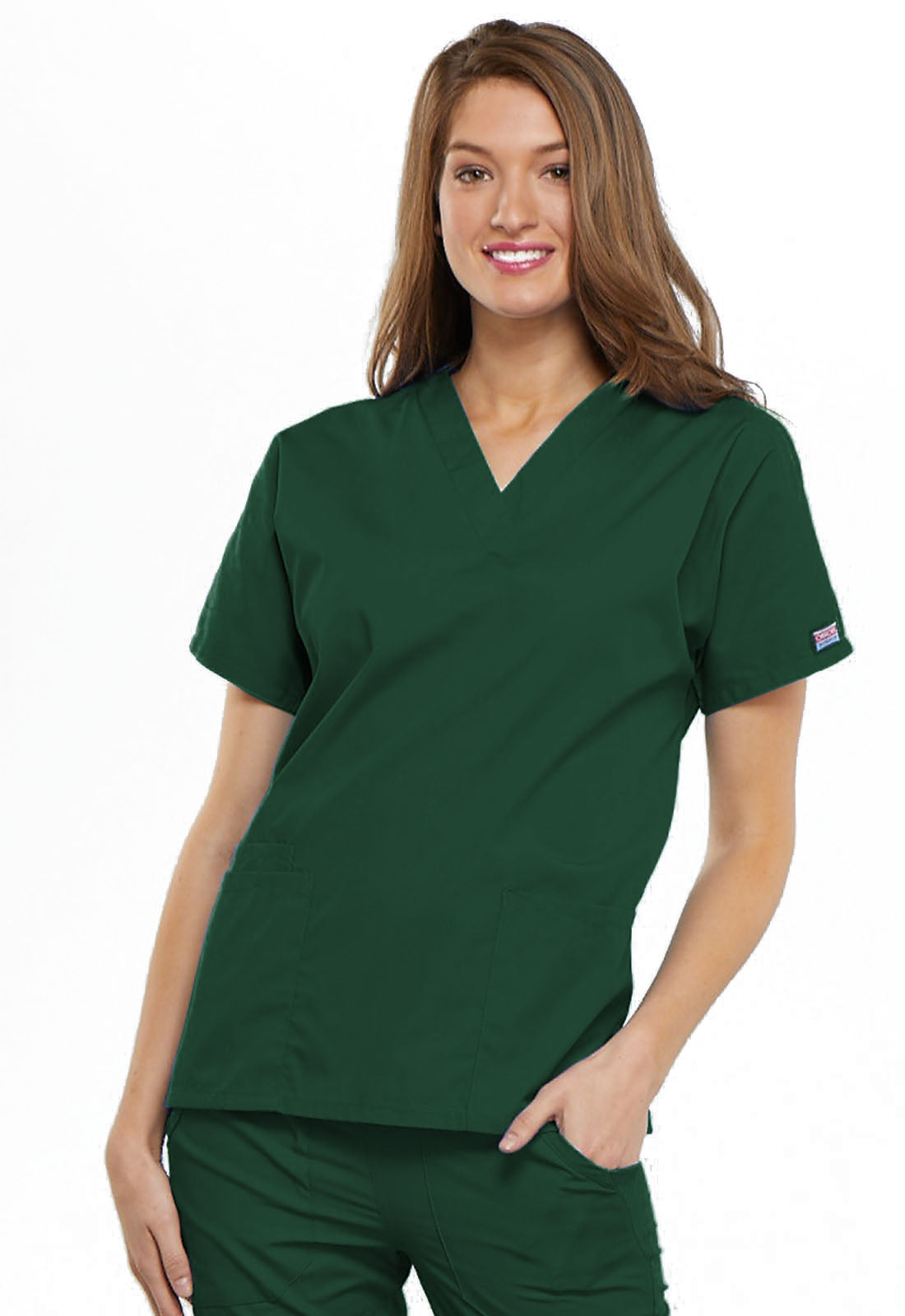 Cherokee Workwear Originals Women’s Mock Wrap Scrub Top – 4700