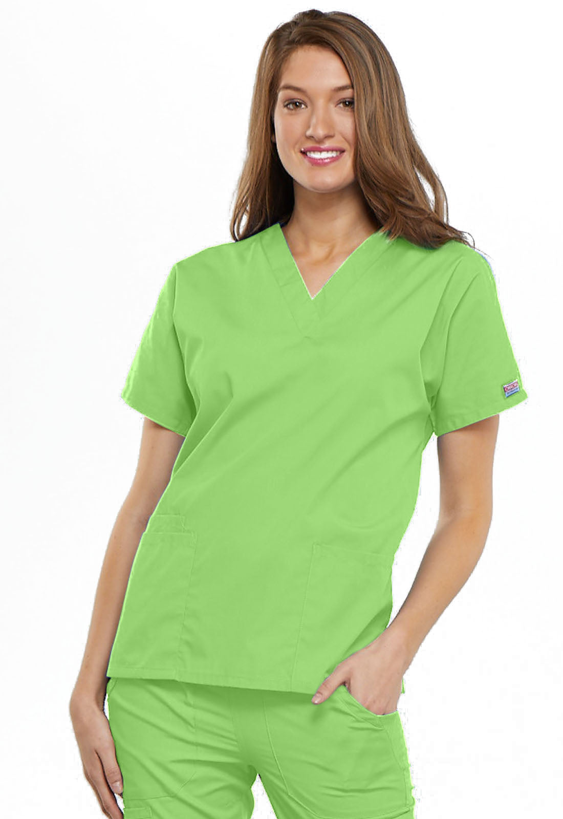 Cherokee Workwear Originals Women’s Mock Wrap Scrub Top – 4700
