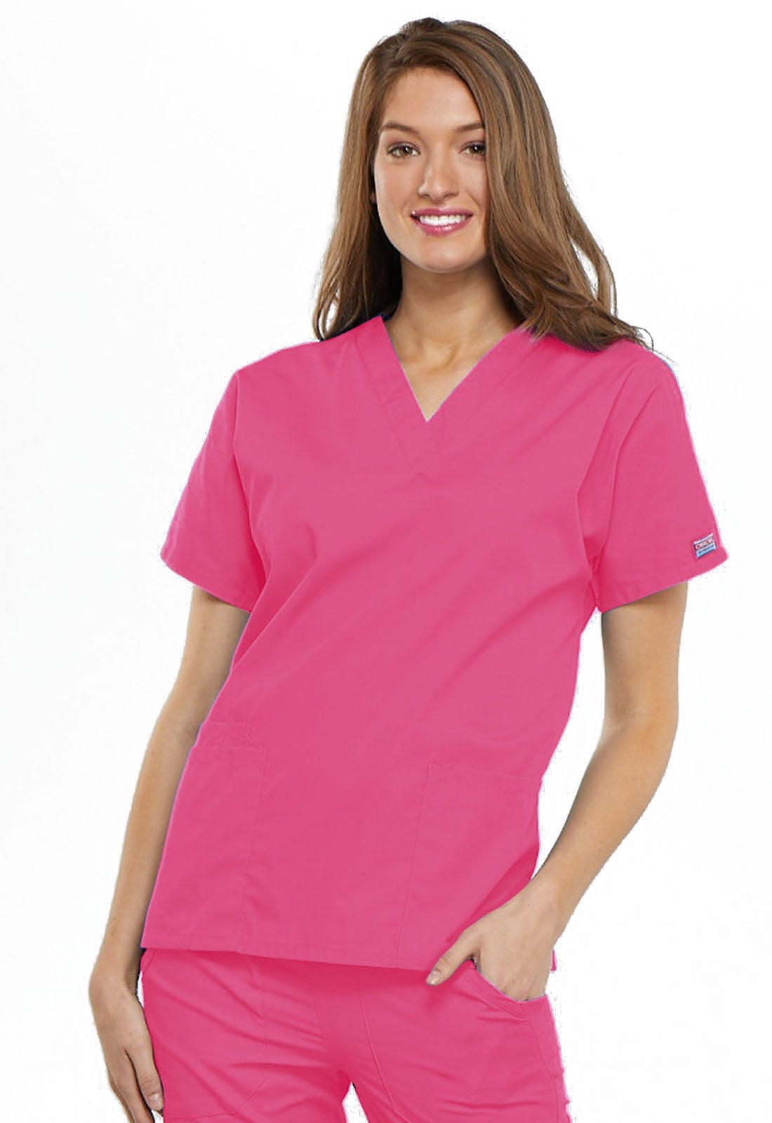 Cherokee Workwear Originals Women’s Mock Wrap Scrub Top – 4700