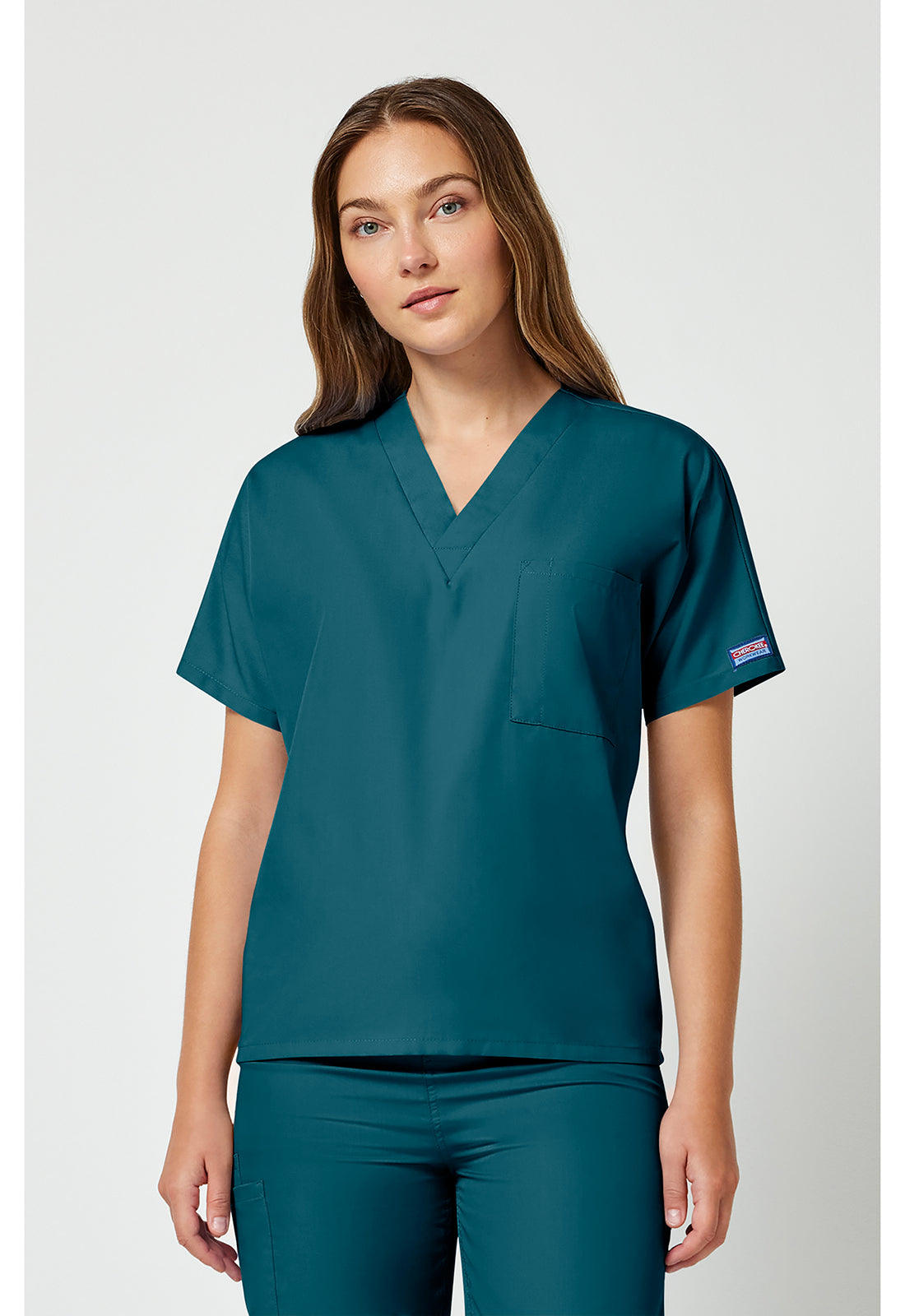 Cherokee Workwear Originals Unisex V-Neck Scrub Top – 4777