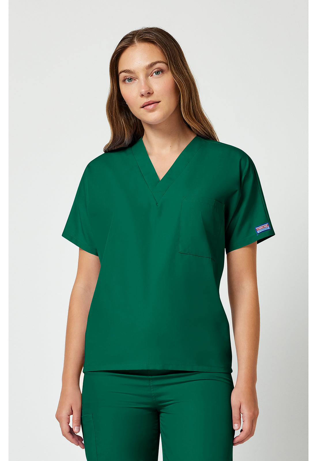 Cherokee Workwear Originals Unisex V-Neck Scrub Top – 4777