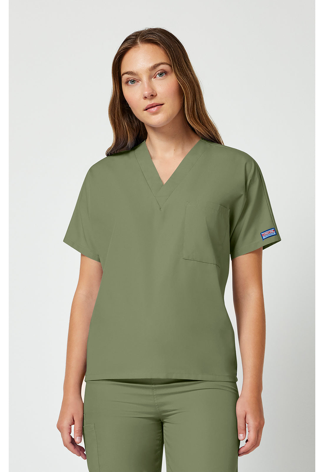 Cherokee Workwear Originals Unisex V-Neck Scrub Top – 4777