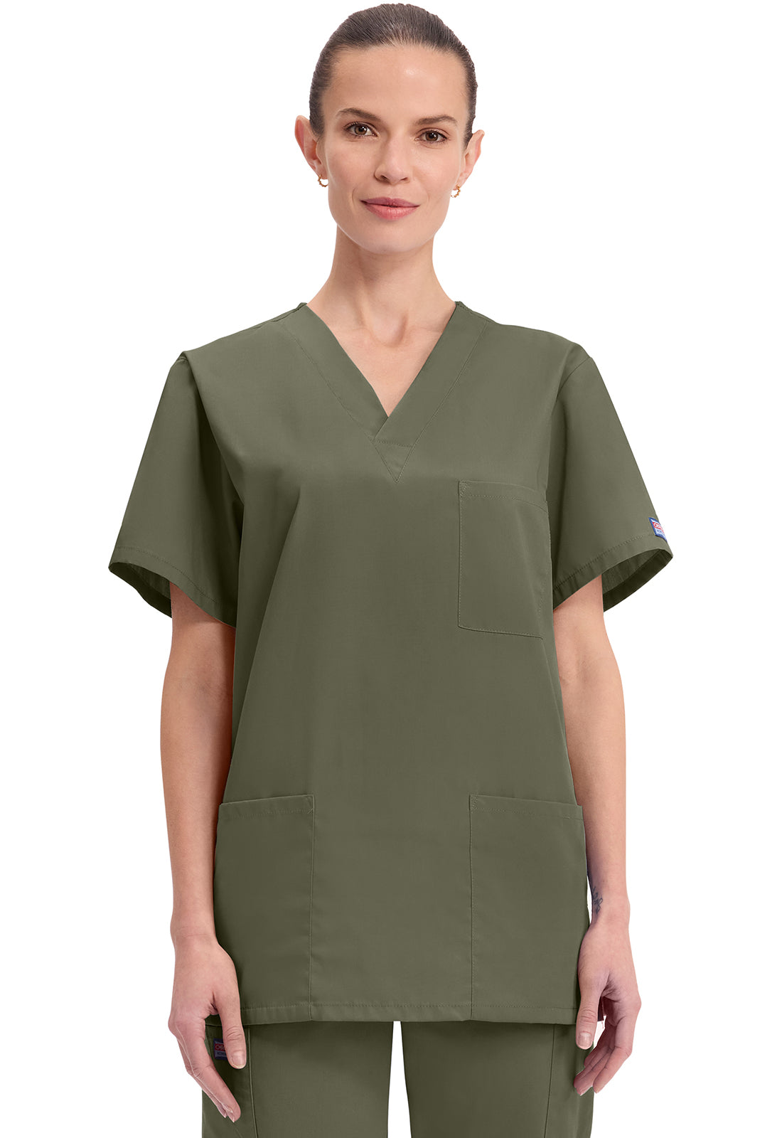 Cherokee Workwear Originals Women’s V-Neck Scrub Top – 4876