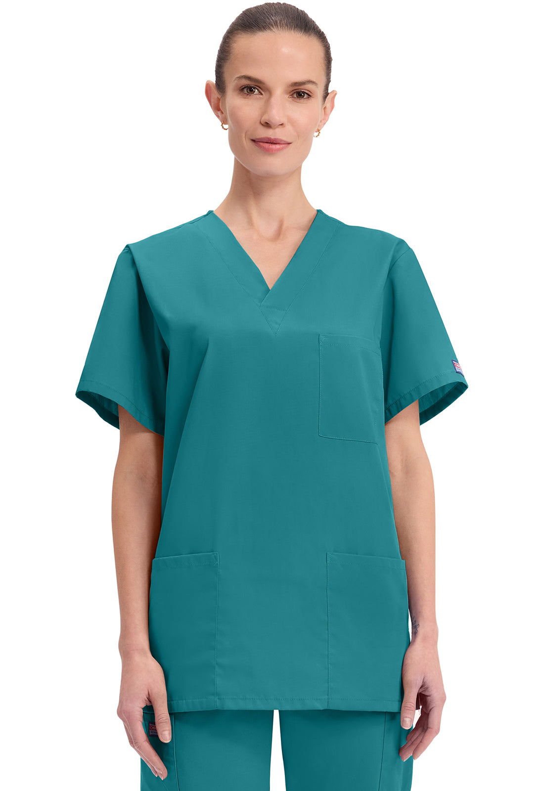 Cherokee Workwear Originals Women’s V-Neck Scrub Top – 4876
