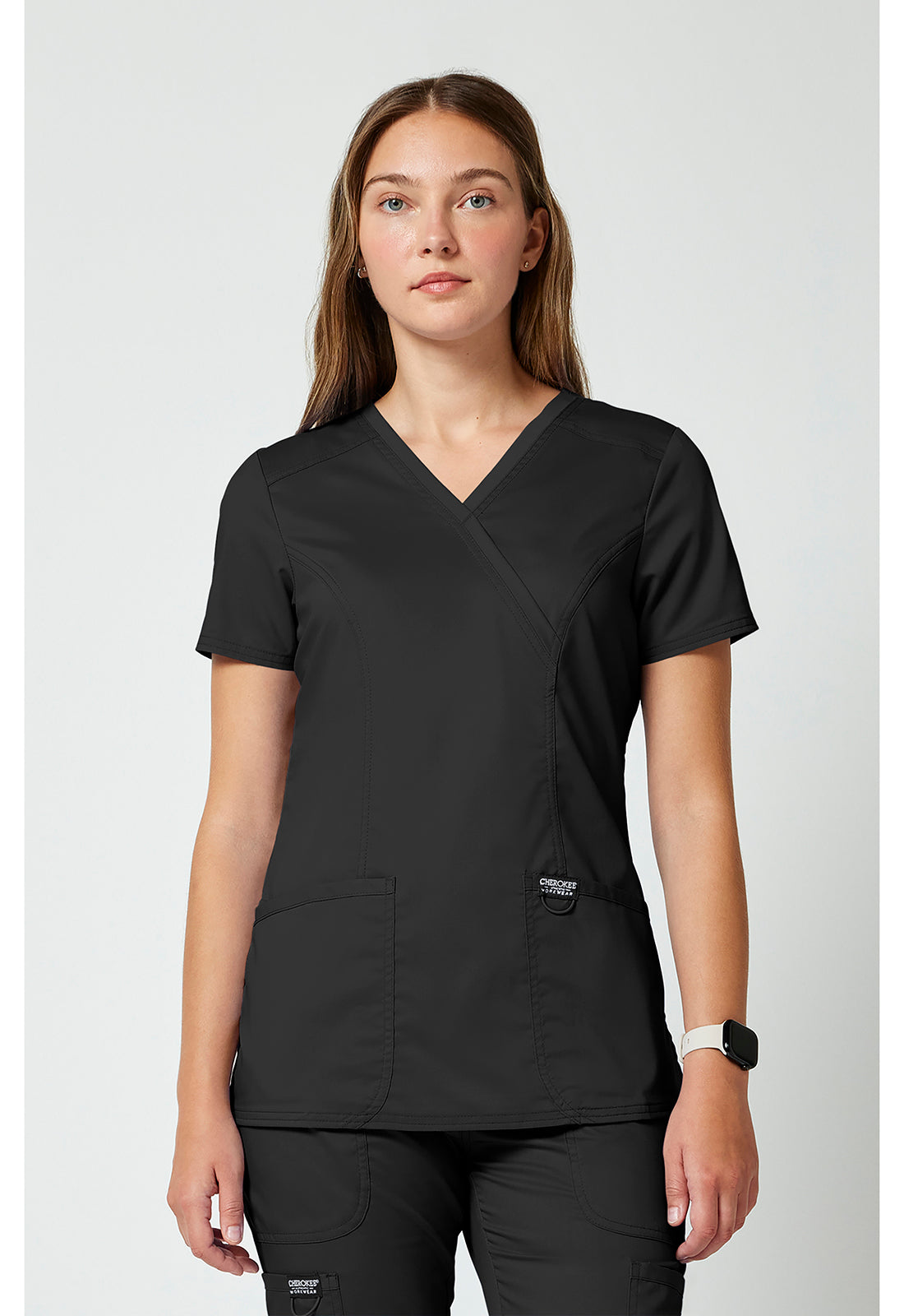 Cherokee Workwear Revolution Women’s V-Neck Scrub Top – WW610