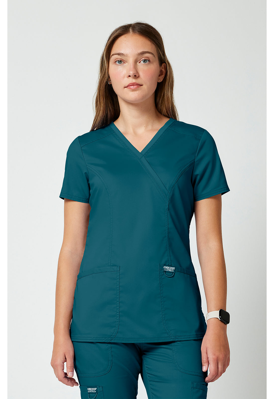 Cherokee Workwear Revolution Women’s V-Neck Scrub Top – WW610