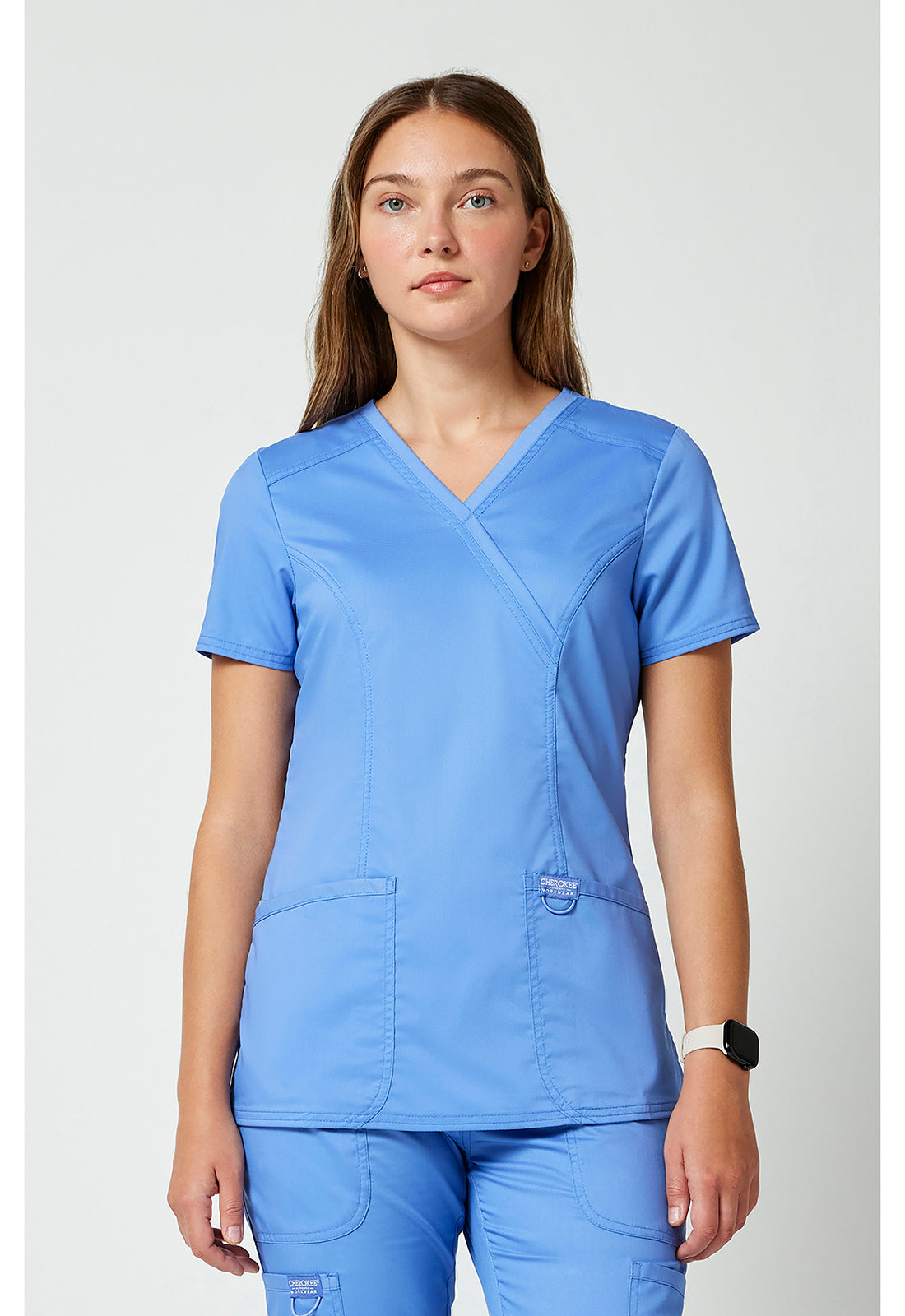 Cherokee Workwear Revolution Women’s V-Neck Scrub Top – WW610