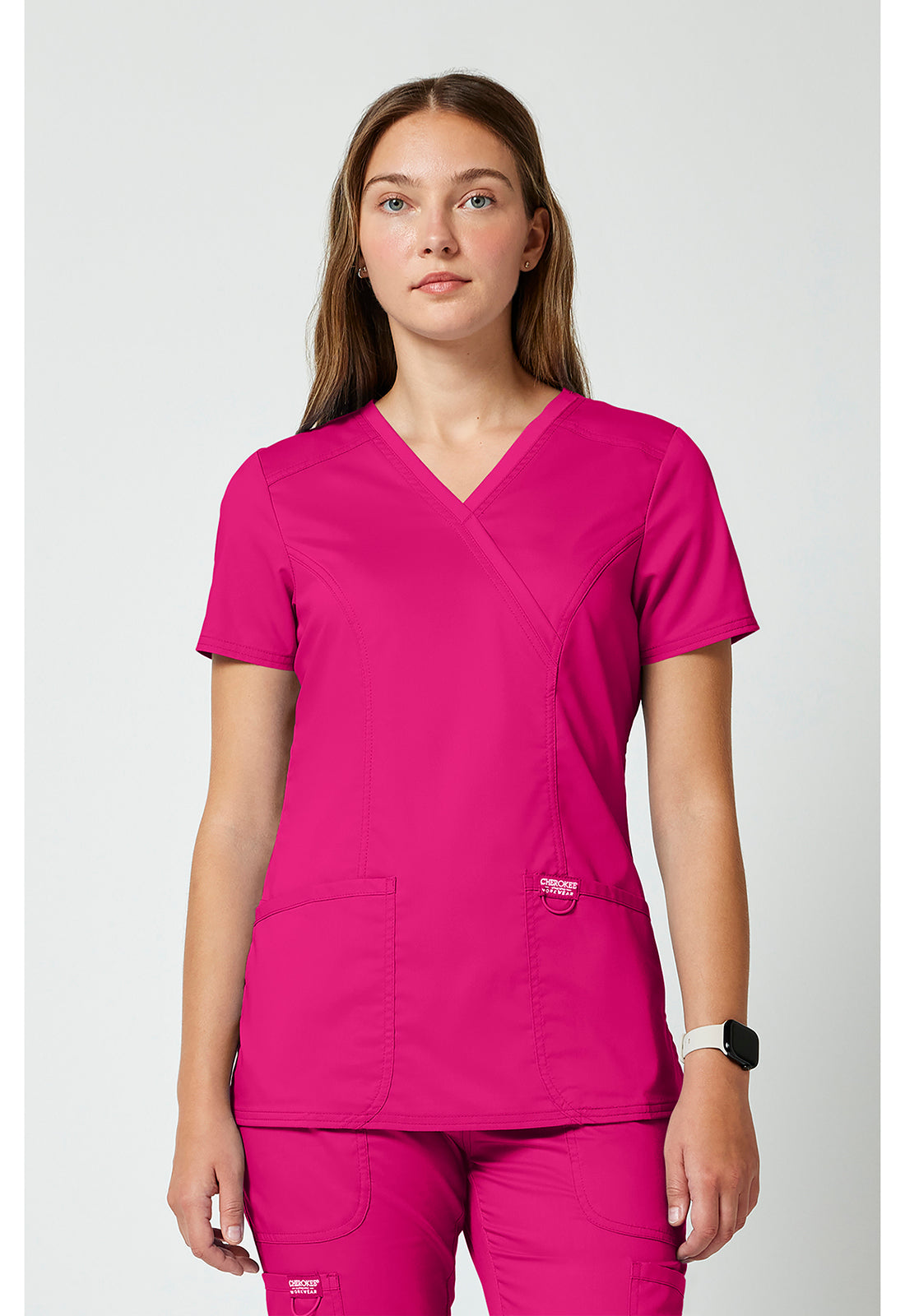 Cherokee Workwear Revolution Women’s V-Neck Scrub Top – WW610