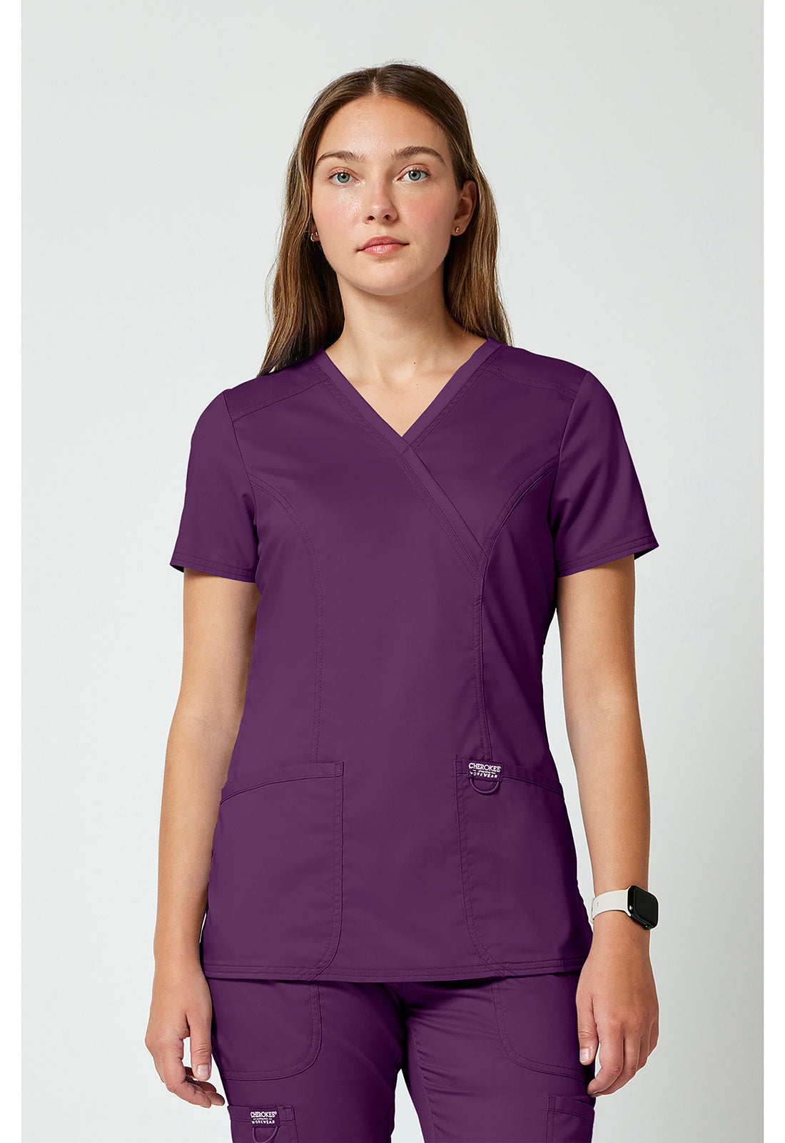 Cherokee Workwear Revolution Women’s V-Neck Scrub Top – WW610