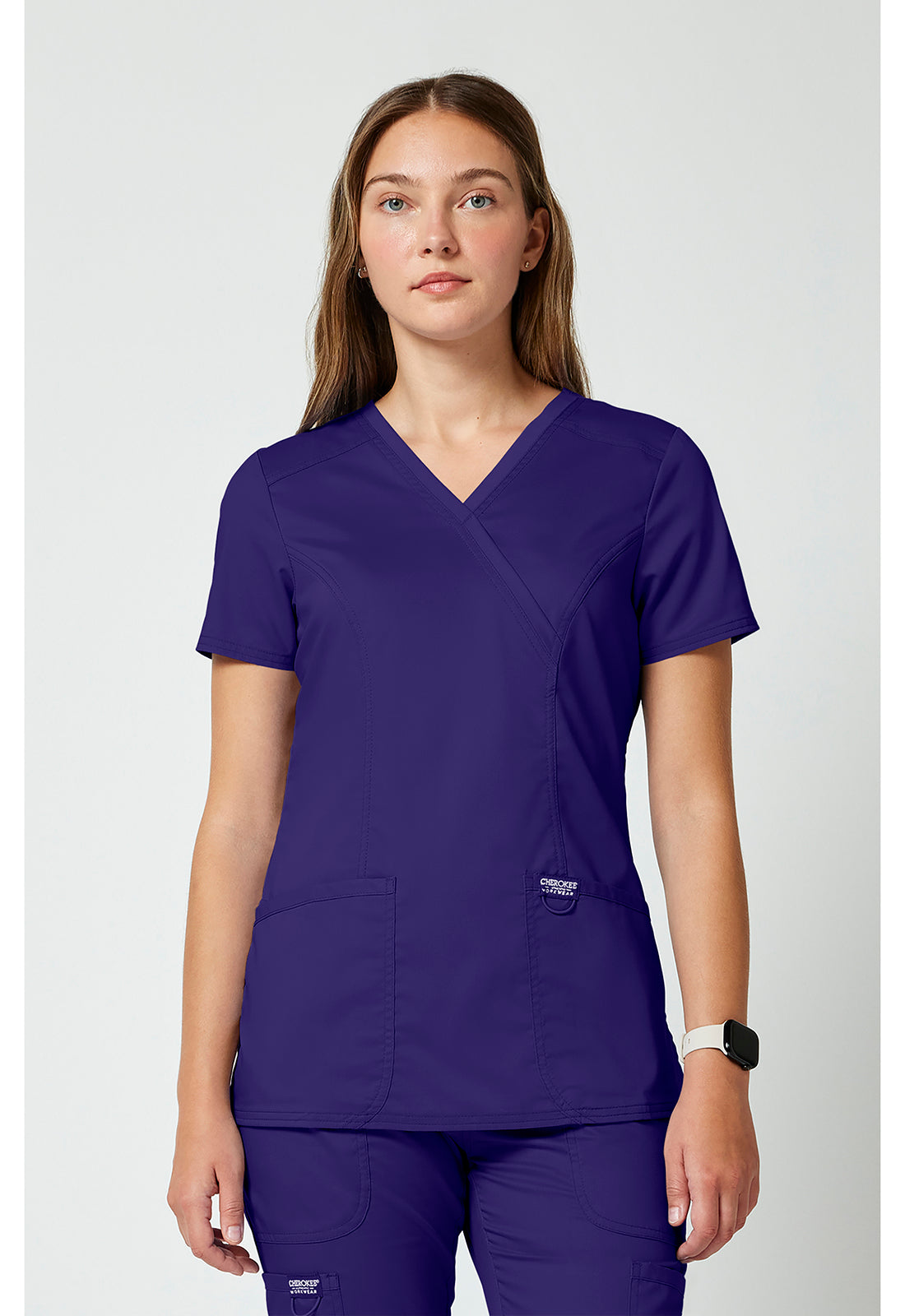 Cherokee Workwear Revolution Women’s V-Neck Scrub Top – WW610