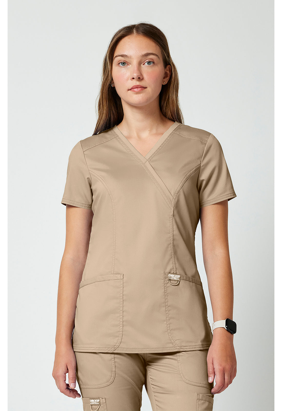 Cherokee Workwear Revolution Women’s V-Neck Scrub Top – WW610