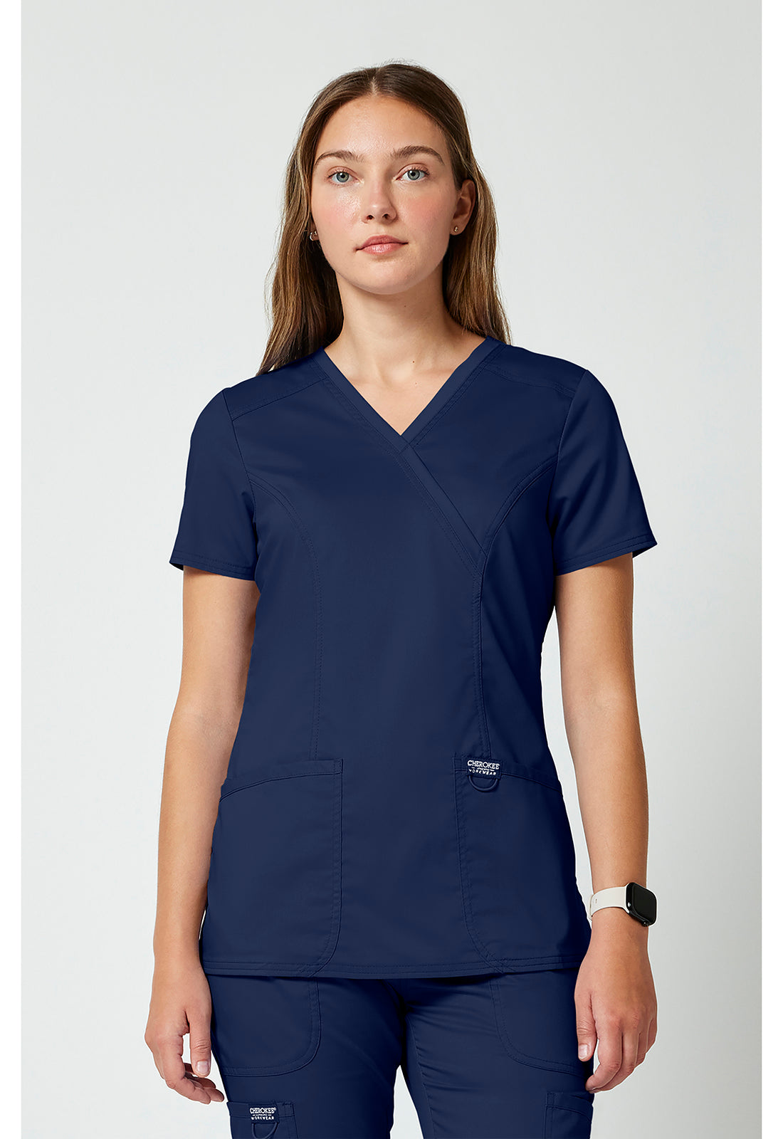 Cherokee Workwear Revolution Women’s V-Neck Scrub Top – WW610