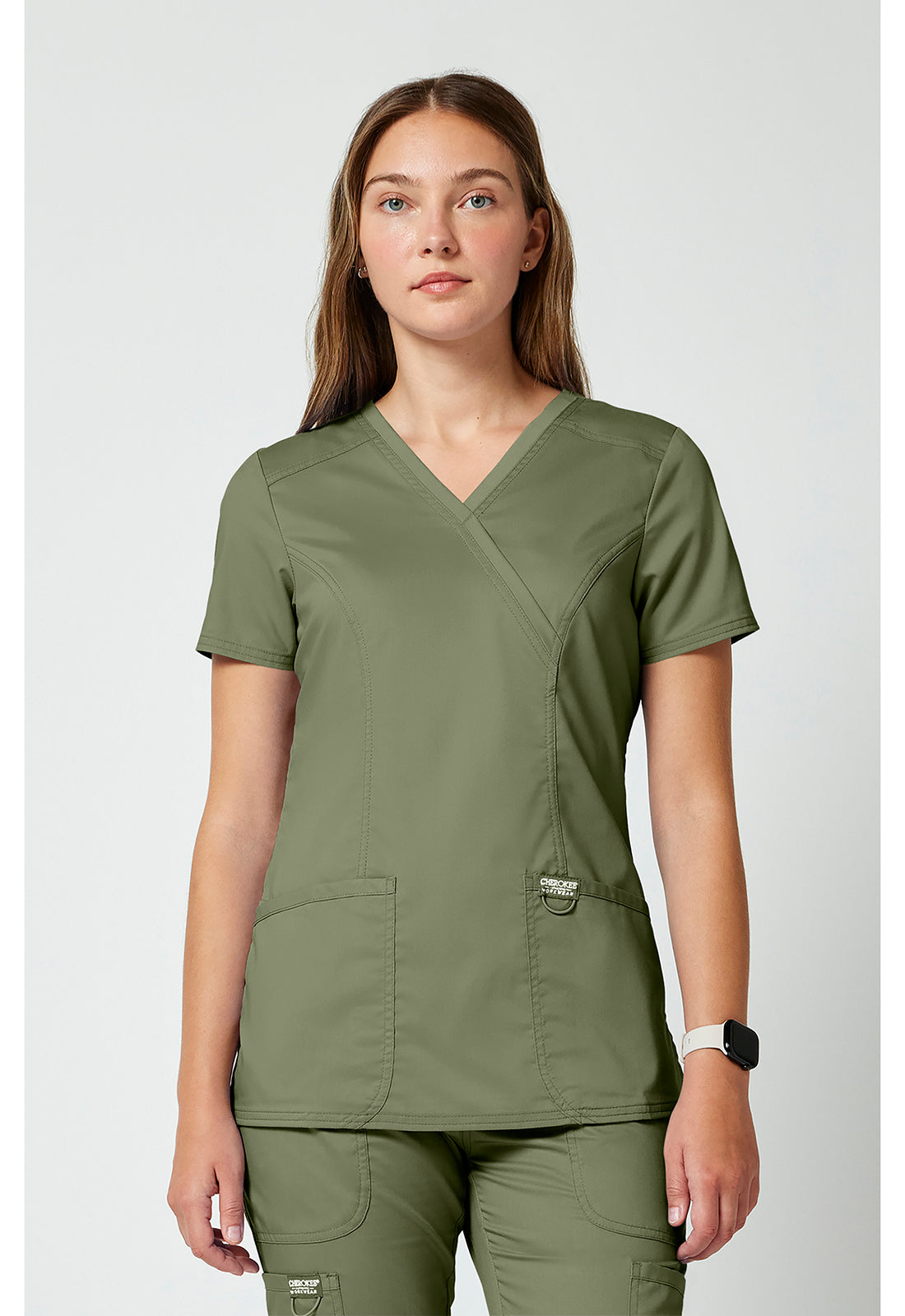 Cherokee Workwear Revolution Women’s V-Neck Scrub Top – WW610