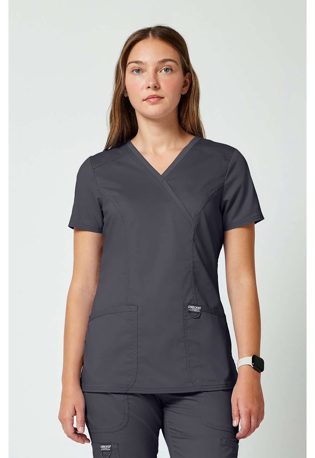 Cherokee Workwear Revolution Women’s V-Neck Scrub Top – WW610