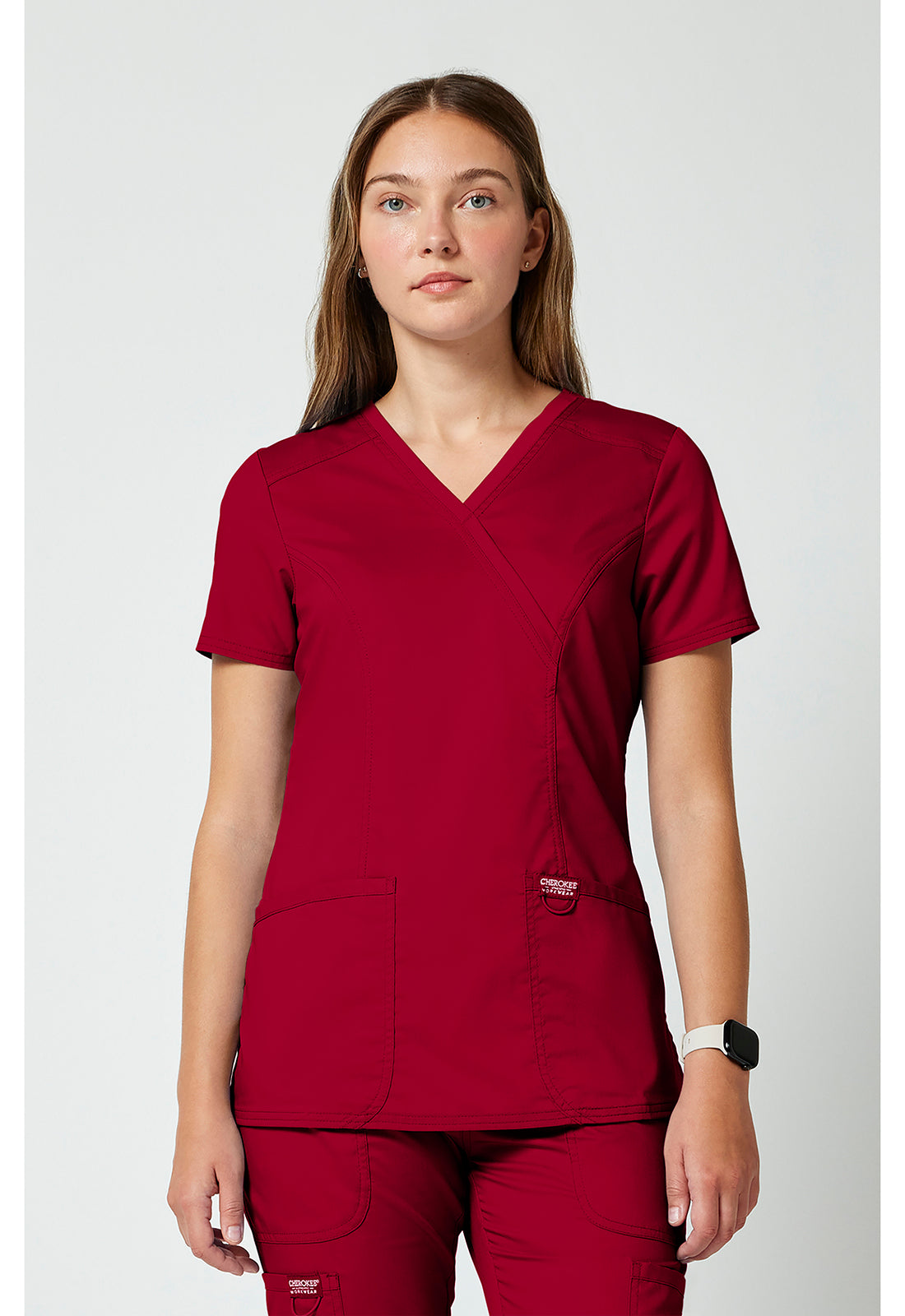 Cherokee Workwear Revolution Women’s V-Neck Scrub Top – WW610