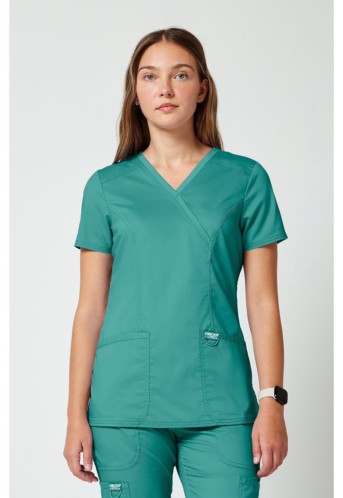 Cherokee Workwear Revolution Women’s V-Neck Scrub Top – WW610