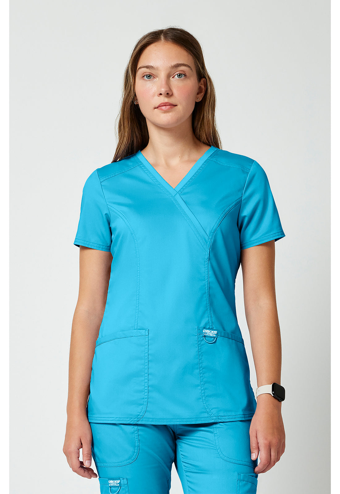 Cherokee Workwear Revolution Women’s V-Neck Scrub Top – WW610