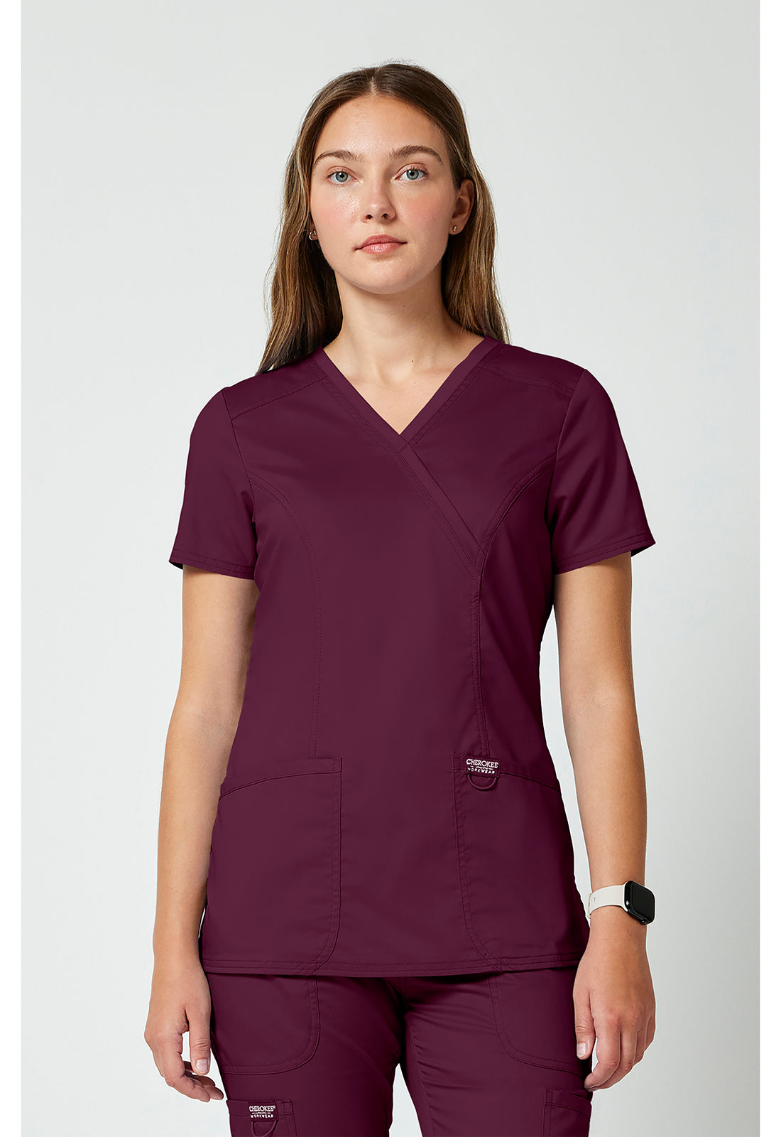 Cherokee Workwear Revolution Women’s V-Neck Scrub Top – WW610