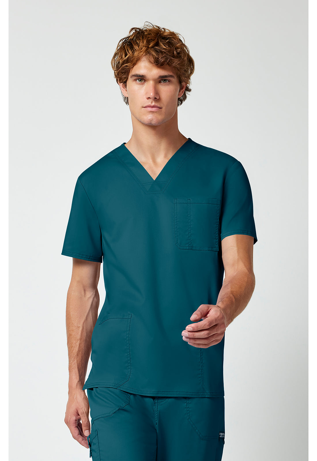 Cherokee Workwear Revolution Men’s V-Neck Scrub Top – WW670