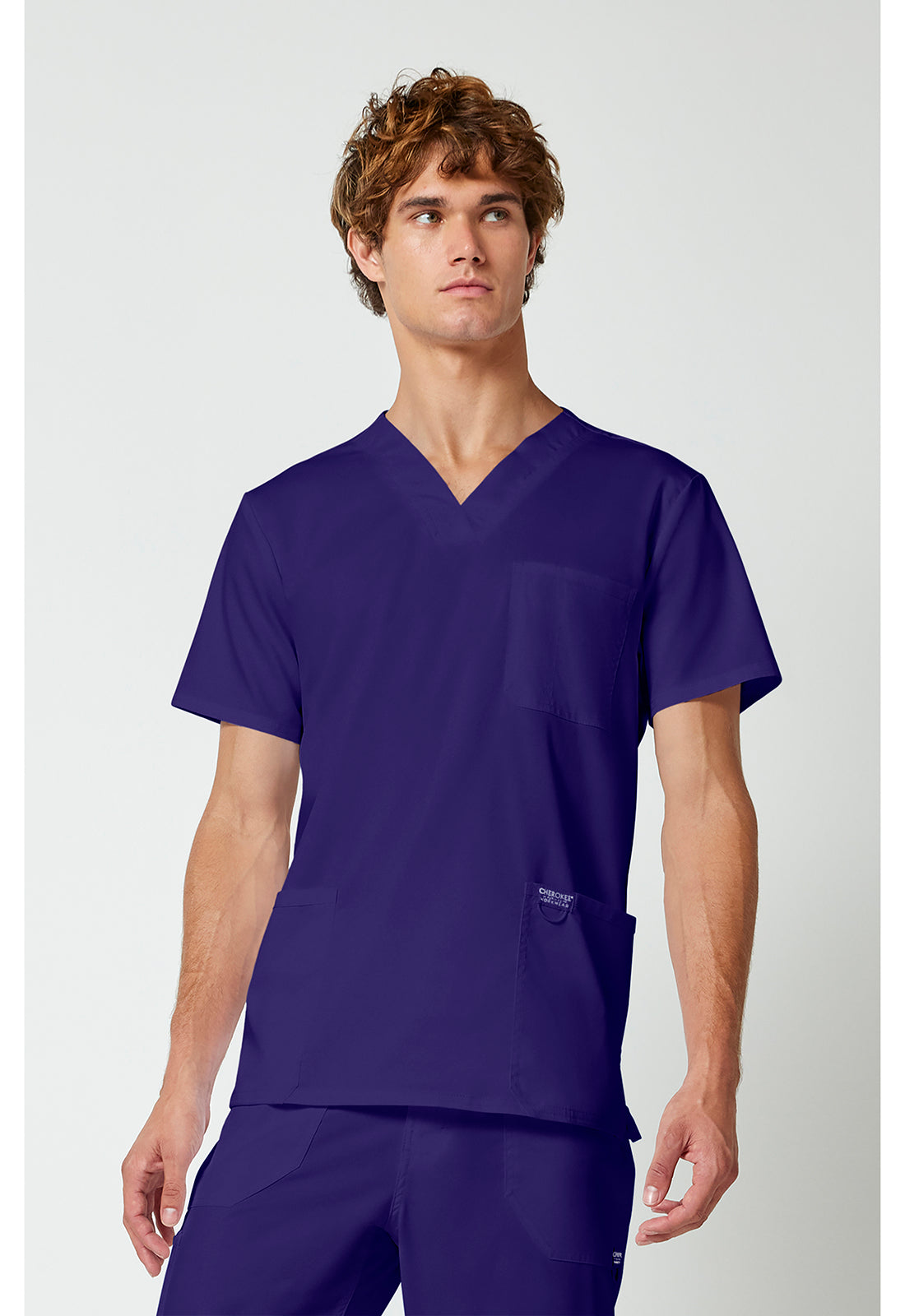 Cherokee Workwear Revolution Men’s V-Neck Scrub Top – WW670