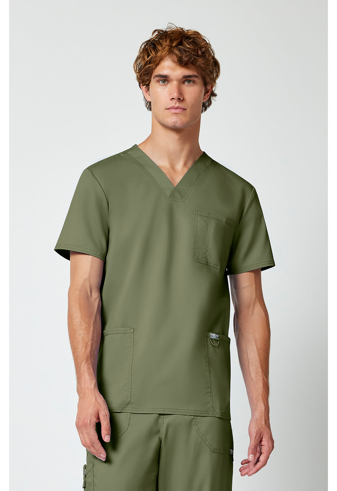 Cherokee Workwear Revolution Men’s V-Neck Scrub Top – WW670