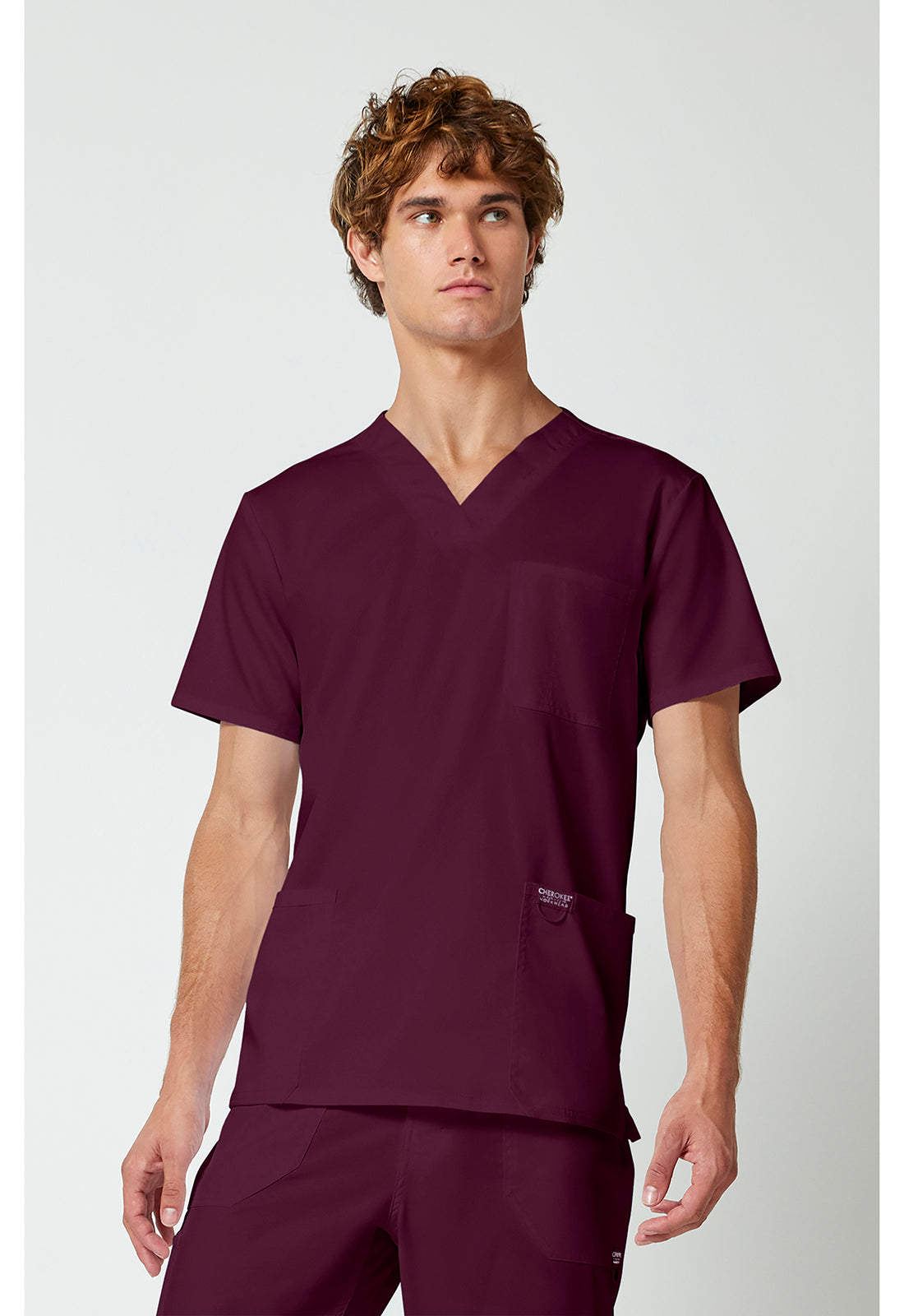 Cherokee Workwear Revolution Men’s V-Neck Scrub Top – WW670